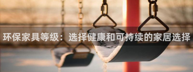 杏耀平台主管：环保家具等级：选择健康和可持续的家居选择