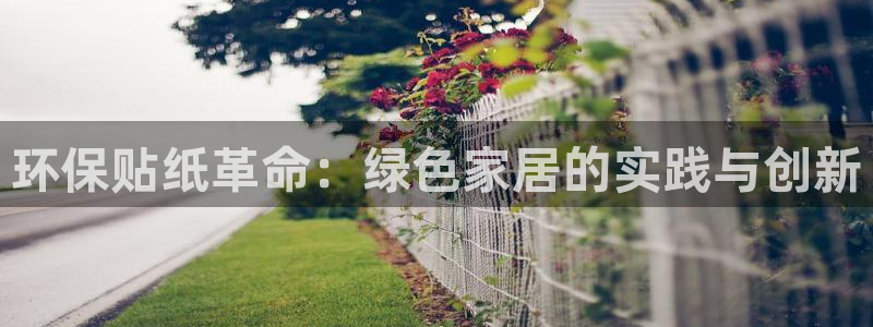 杏耀开户app下载：环保贴纸革命：绿色家居的实践与创新