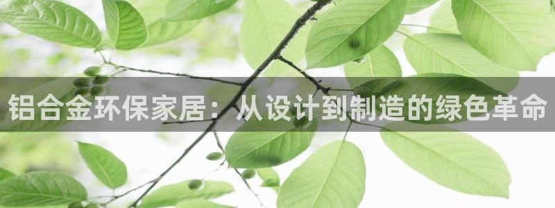 杏耀手机登录线路测速：铝合金环保家居：从设计到制造的绿色革命