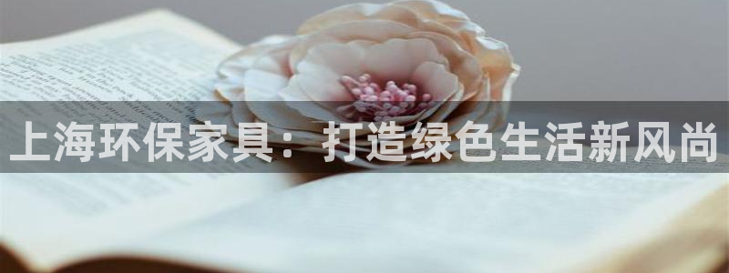 杏耀注册主管：上海环保家具：打造绿色生活新风尚