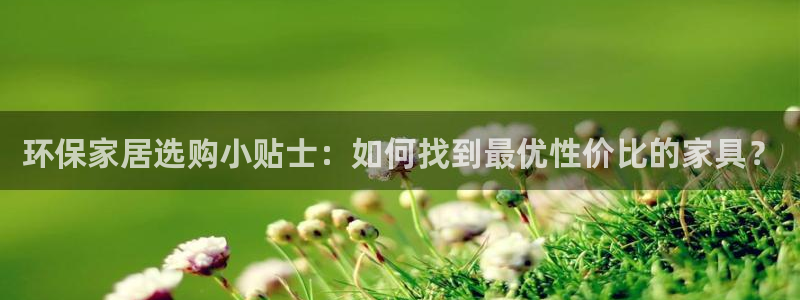 杏耀是什么平台：环保家居选购小贴士：如何找到最优性价比的家具